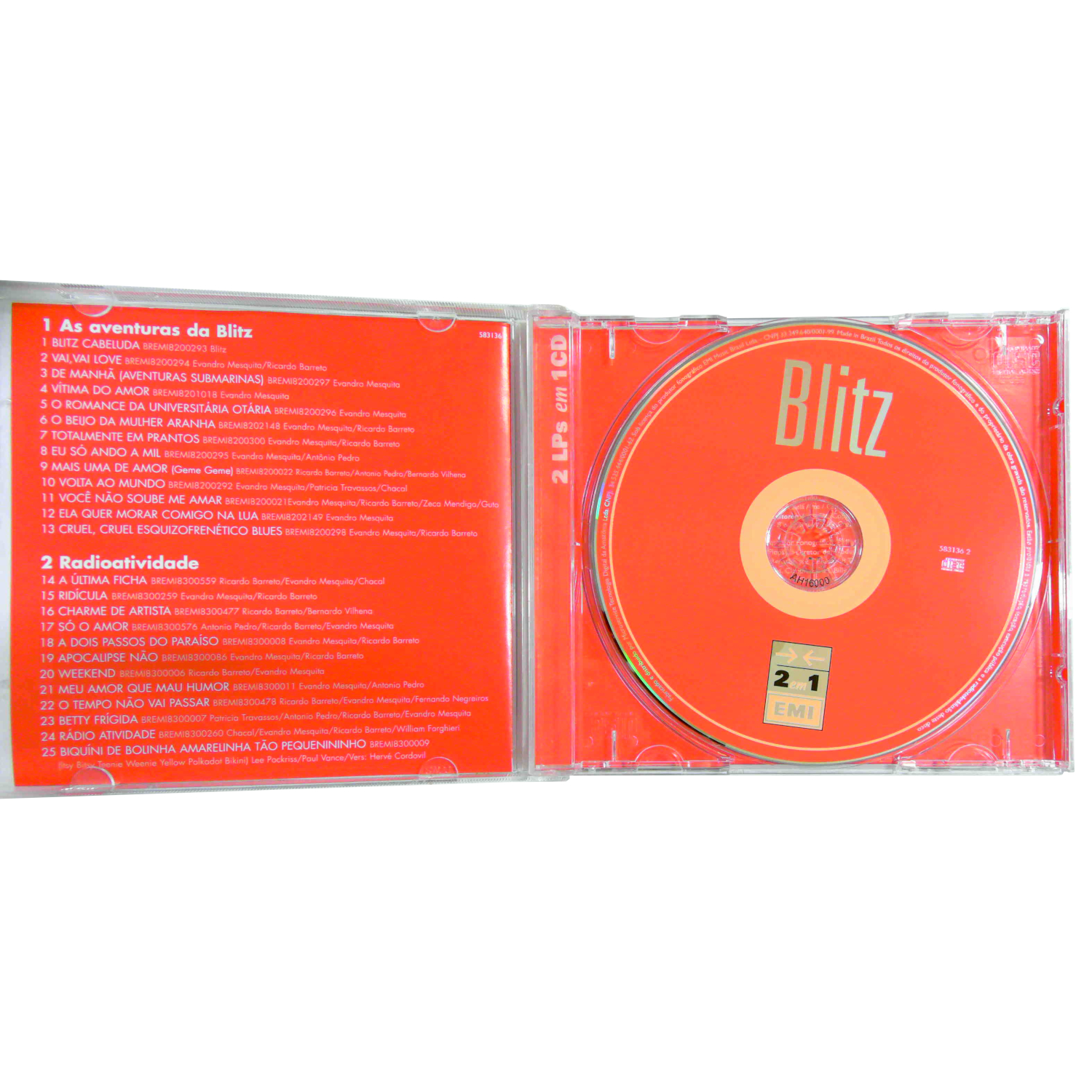 Open Picture of CD - Blitz - 2 Em 1: As Aventuras Da Blitz & Radioatividade